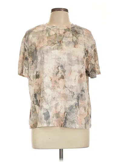 Pre-owned Calme Short Sleeve T-shirt In Tan