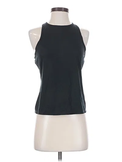 Pre-owned Calme Tank Top Black Halter Neckline Tops
