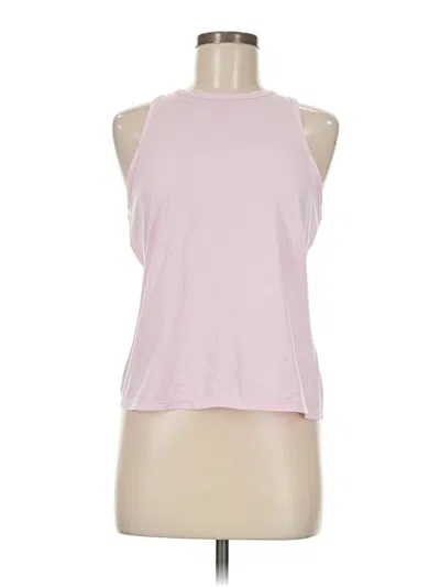 Pre-owned Calme Tank Top Pink Halter Neckline Tops