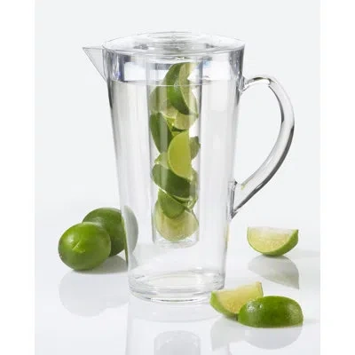 Cal-mil 2 Liter Polycarbonate Pitcher With Infusion Chamber In Clear