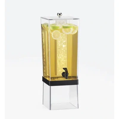 Cal-mil 3 Gallon Econo Beverage Dispenser With Ice Chamber In Black
