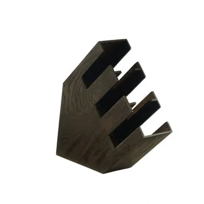 Cal-mil 3 Section Heritage Cup And Lid Holder In Dark Brown