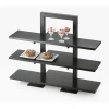 Cal-mil 3 Tier Frame Riser In Black