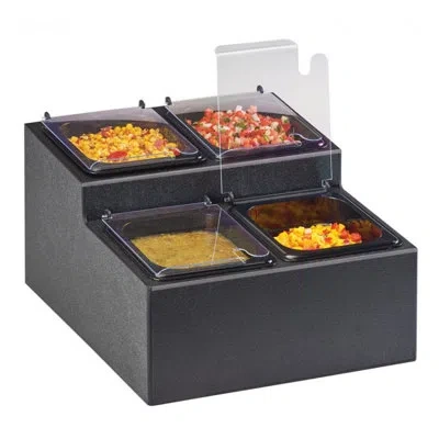 Cal-mil 4 Section Condiment Station