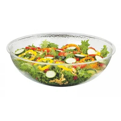 Cal-mil 44 Qt. Clear Acrylic Pebble Salad Bowl