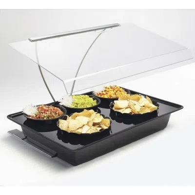 Cal-mil 8" Step Bowl, Black+