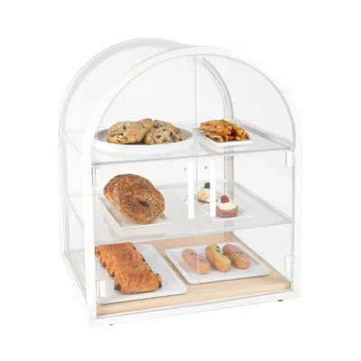 Cal-mil Arched Bakery Case In White