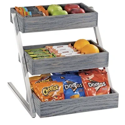 Cal-mil Ashwood 3 Tier Merchandiser In Gray