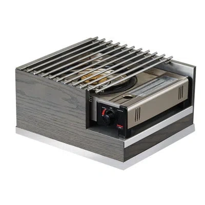 Cal-mil Ashwood Butane Stove Frame In Gray
