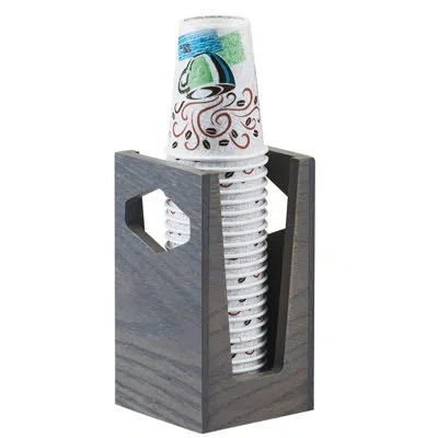 Cal-mil Ashwood Cup And Lid Holder In Brown;gray