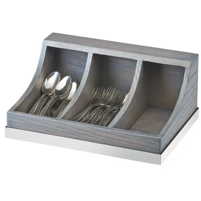 Cal-mil Ashwood Flatware Organizer In Gray