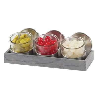 Cal-mil Ashwood Mixology Displays In Gray
