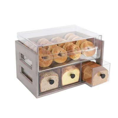 Cal-mil Aspen Bread Display In Gray
