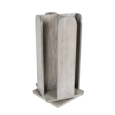 Cal-mil Aspen Revolving Cup And Lid Organizer In Gray