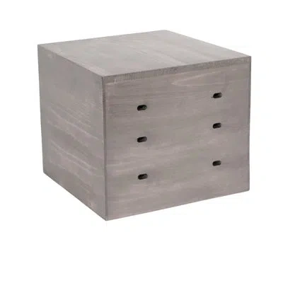 Cal-mil Aspen Square Riser System - 12" X 12" X 10" In Gray