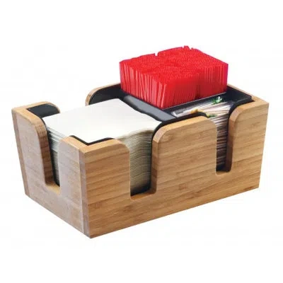 Cal-mil Bamboo Bar Caddy In Wood