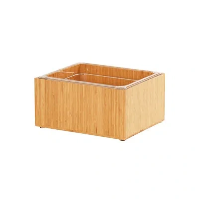Cal-mil Bamboo Ice Housing With Clear Pan