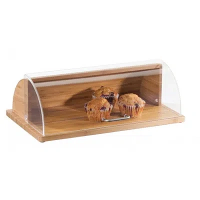 Cal-mil Bamboo Roll Top Tray - 20" X 12"