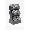 Cal-mil Black 6-cylinder Vertical Flatware / Condiment Display