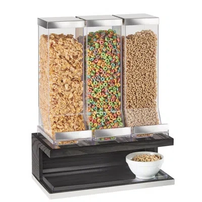 Cal-mil Cinderwood Cereal Dispenser In Black