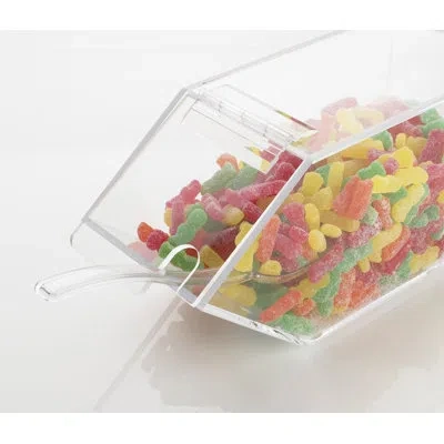 Cal-mil Classic Acrylic Topping Dispenser With Notch In Clear