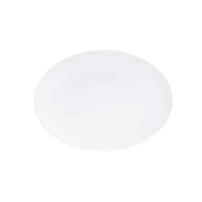 Cal-mil Classic Coupe White 11" X 8" Oval Melamine Platter
