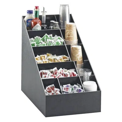 Cal-mil Classic Cup And Lid Organizer In Black
