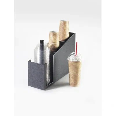 Cal-mil Classic Cup/lid Organizer In Black