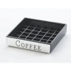 Cal-mil Engraved Silver "coffee" Drip Tray