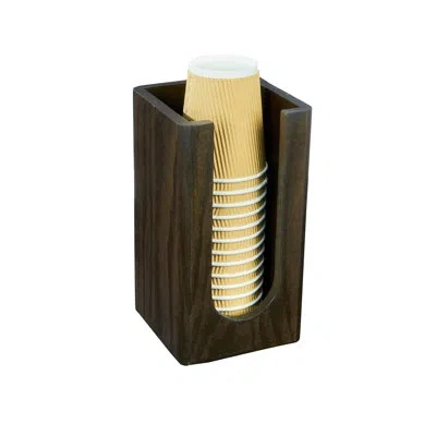 Cal-mil Heritage Cup Or Lid Organizer In Brown