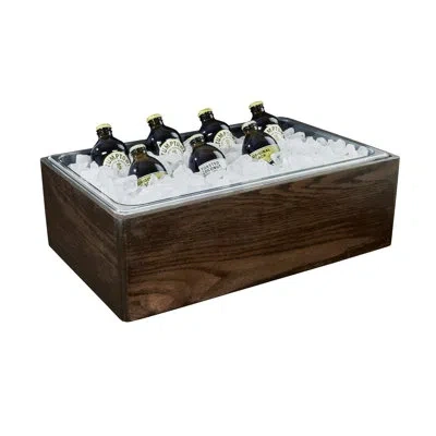 Cal-mil Heritage Ice Housing With Clear Pan 12" In Brown