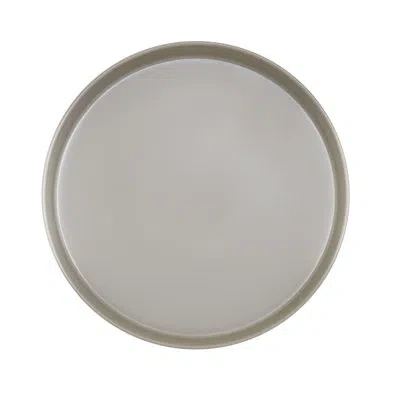 Cal-mil Hudson - Ash 12" Raised Rim Melamine Plate