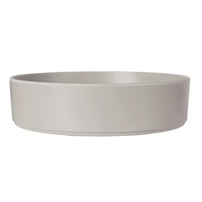 Cal-mil Hudson - Ash 6 Oz. Raised Rim Bowl In Light Grey