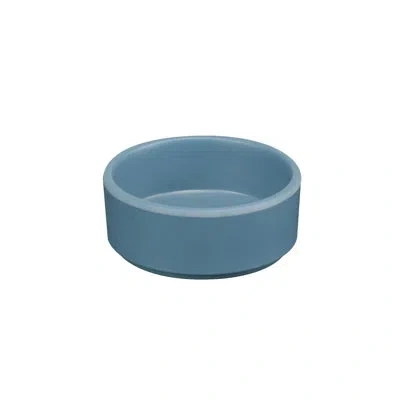 Cal-mil Hudson - Stone Blue 6 Oz. Raised Rim Bowl