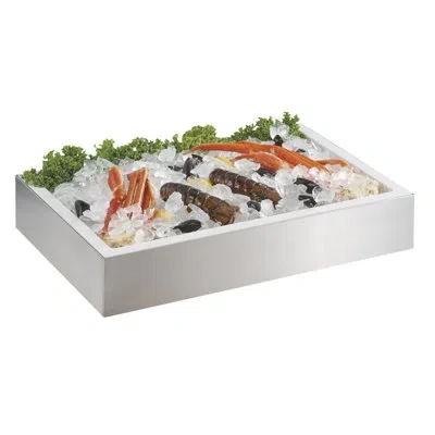 Cal-mil Insulated Tray For Two Tier Housing Displays In Silver