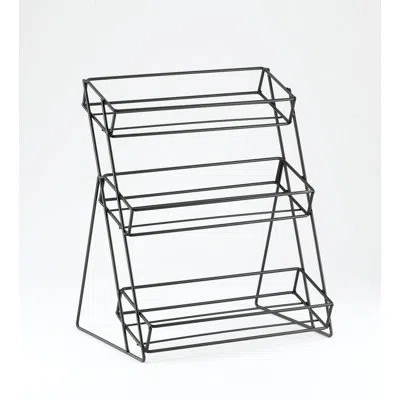 Cal-mil Iron 9 Glass Jar Display In Black