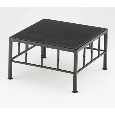 Cal-mil Iron Square Riser - 12" X 7" In Slate