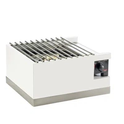 Cal-mil Luxe 12" X 14 1/4" Butane Burner Housing In Stainless Steel