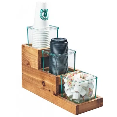 Cal-mil Madera 3 Step Jar Display In Brown