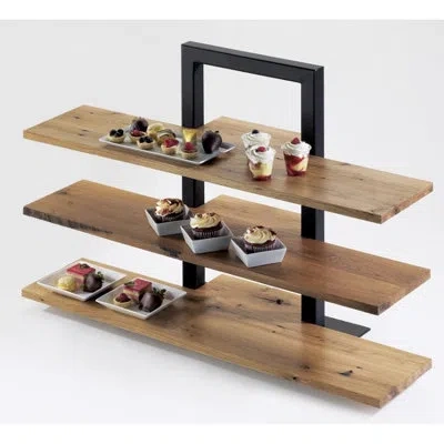 Cal-mil Madera 32" X 11 1/2" Shelf For 3 Tier Frame Riser