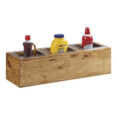 Cal-mil Madera Action Station - 1/6 Size Pan Unit - 11 3/4" X 7 1/2" X 6 1/4"