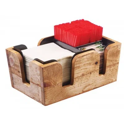 Cal-mil Madera Bar Organizer In Wood