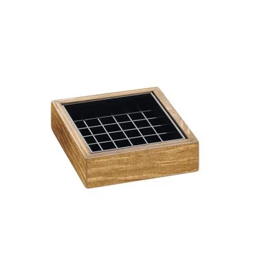 Cal-mil Madera Drip Tray 4" X 4" In Brown