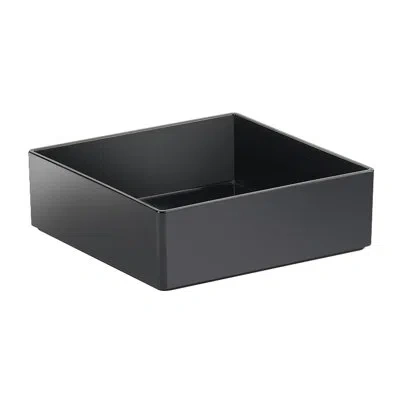 Cal-mil Melamine Box In Black Melamine