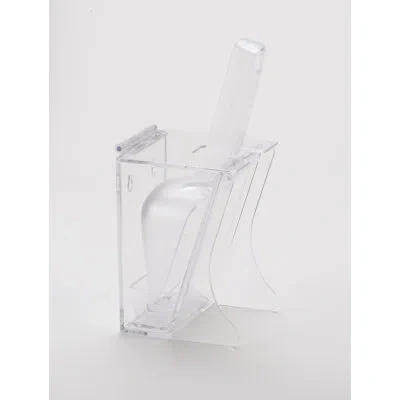 Cal-mil Polycarbonate Freestanding Scoop Holder In Clear