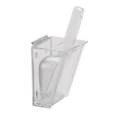 Cal-mil Polycarbonate Wall Mount Ice Scoop Holder In Clear