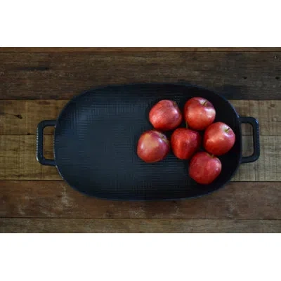 Cal-mil Sedona Serving Platter In Black