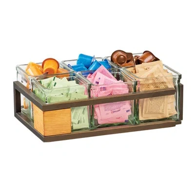 Cal-mil Sierra 6 Jar Display In Clear;brown