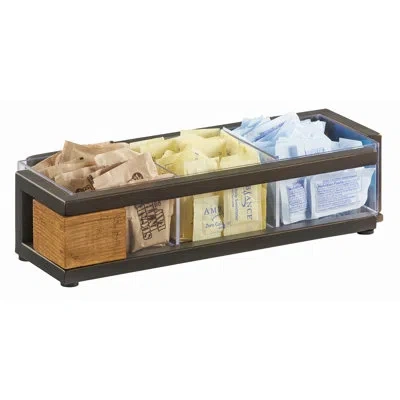Cal-mil Sierra Condiment Organizer In Bronze;light Brown
