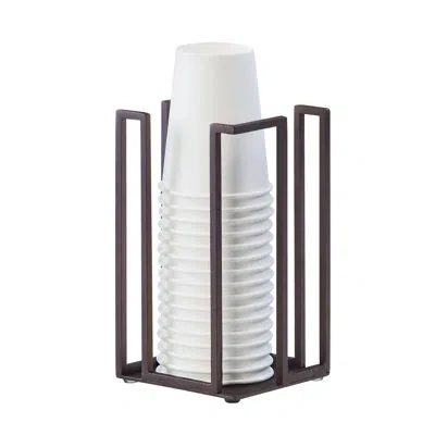 Cal-mil Sierra Cup & Amp; Lid Holder In Brown